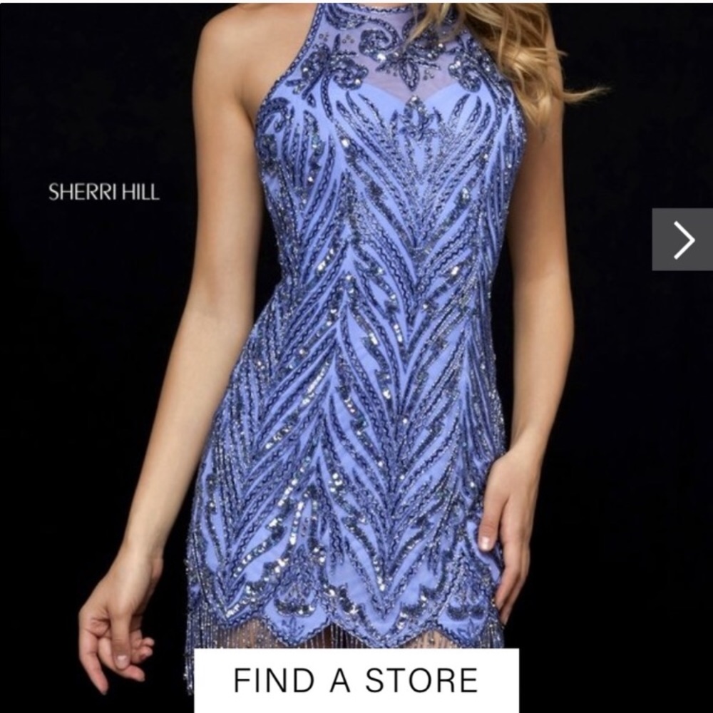 Sherri Hill Periwinkle Dress